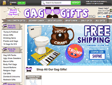 Tablet Screenshot of gaggifts.com
